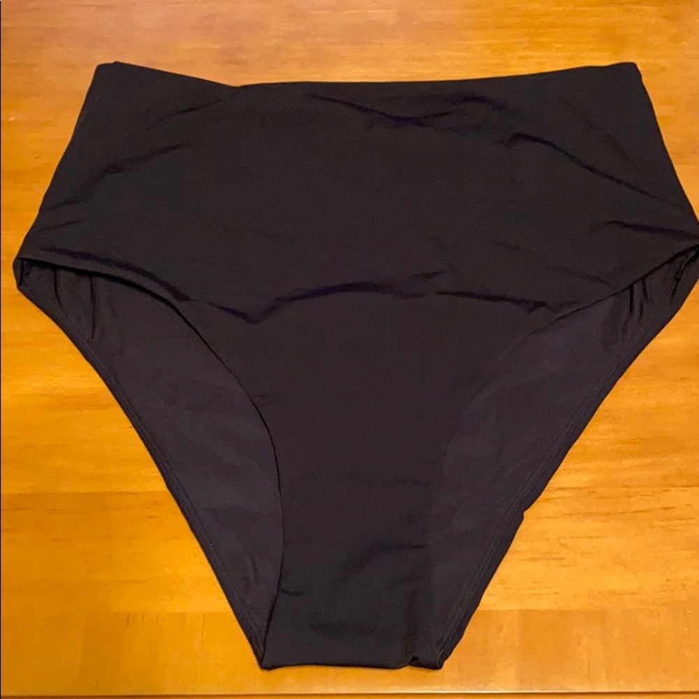 High waisted bikini bottom